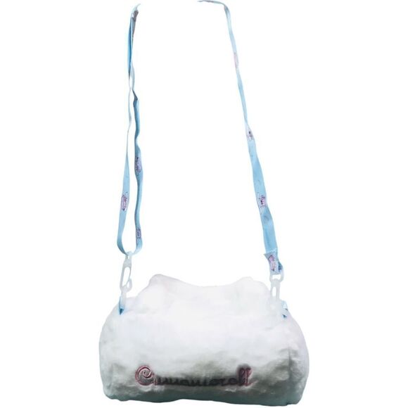 NEW Cinamoroll White Plush Shoulder Crossbody Handbag - Picture 6 of 12